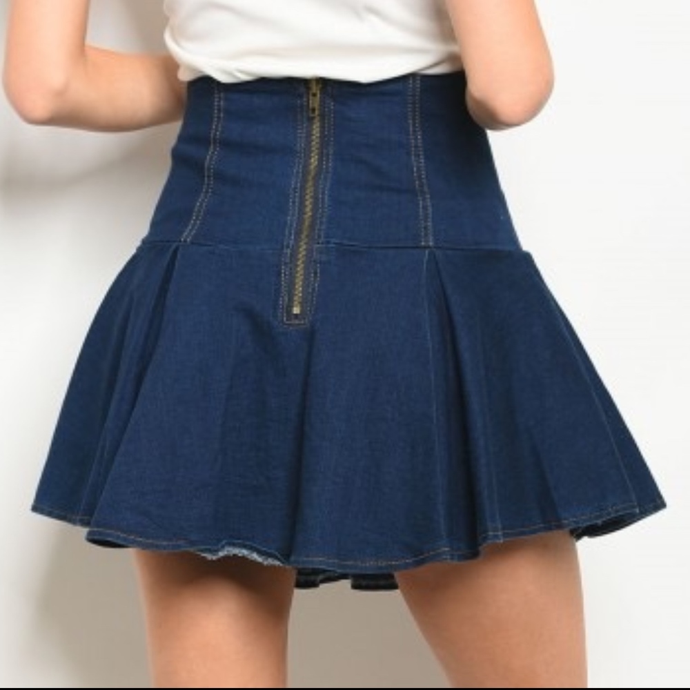 Little denim Cotton skirt